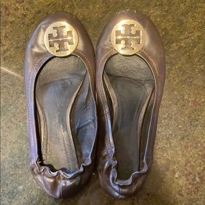 Tory Burch brown flats